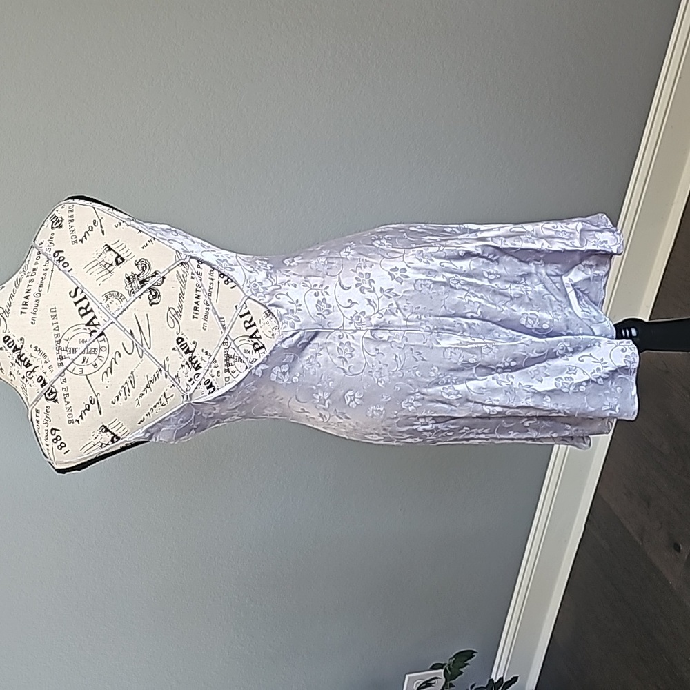 VINTAGE SATIN SLIP DRESS. SIZE 9/10 🇺🇸 - Picture 7 of 11